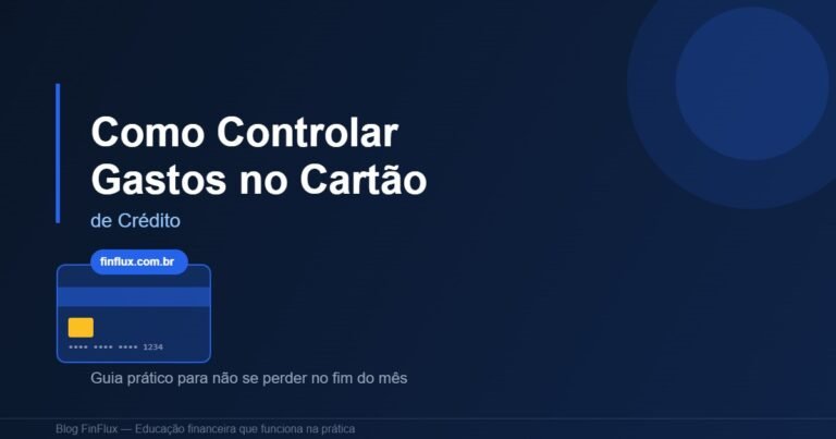 Controle de gastos no cartão de crédito com o app FinFlux